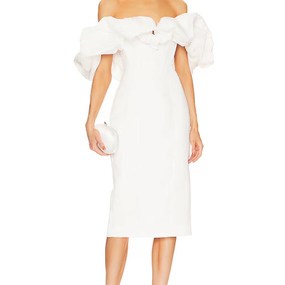 Revolve White Midi Dress